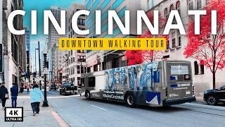  Downtown Cincinnati Walking Tour (4K) | Discover Ohio’s HIDDEN Gems, USA!