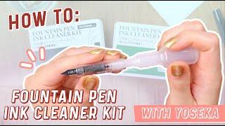 How to Use A Fountain Pen Ink Cleaner Kit