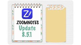 ZoomNotes 8.5.1 - Updates zum Arbeitsbereich