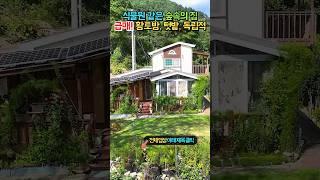 급매 1억 8천!! 식물원 같은 집!! 총 609평 독립적 위치 황토방 텃밭 태양광!! 가성비 전원주택 매매 급매물 #shorts