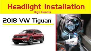 Install | Remove 2018-2020 VW Tiguan Headlight Bulb H7 LED Replacement