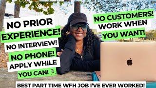  YOU WON'T BE TIED DOWN! NO EXPERIENCE OR INTERVIEW! NO PHONE! PART TIME WORK FROM HOME JOBS 2024