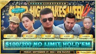 SUPER HIGH STAKES WEEK!! $200/400 w/ Peter, Britney, Mariano, Dylan, Linglin - Commentary by Charlie