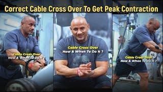 Correct Cable Cross Over To Get Peak Contraction | Mukesh Gahlot #youtubevideo