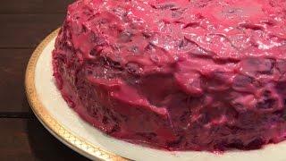 Селедка под шубой - вкусный салат к праздничному столу, Новый год 2018