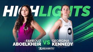  Aboelkheir v Kennedy 󠁧󠁢󠁥󠁮󠁧󠁿 | Paris Squash 2024 | RD2 HIGHLIGHTS