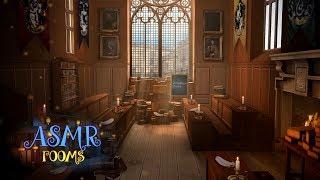 Harry Potter Inspired ASMR - Charms Classroom - Hogwarts Ambience - Sunny & Rain