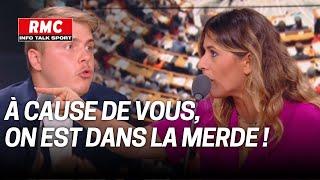 Louis Boyard VIOLEMMENT CLASHÉ par Flora Ghebali, le plateau EXPLOSE ! | Les Grandes Gueules