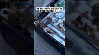 They Were PARTYING inside This PlayStation  #shorts #playstation #xbox #gross #apple #iphone #fyp