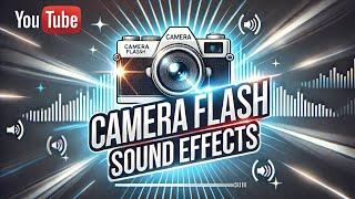 Camera Flash Sound Effects With Drawing