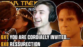 STAR TREK DS9 6x7/6x8 You are Cordially Invited + Resurrection REACTION!! FIRST TIME WATCHING!