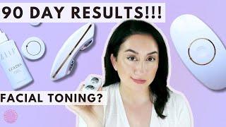 My In-Depth, Honest Review of the ZIIP Facial Toning Device, 90 Day Results! Demo, Before and After