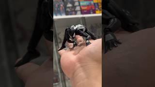 Posing with MAFEX Symbiote Spider-Man #spiderman #actionfigure #symbiote #spiderverse