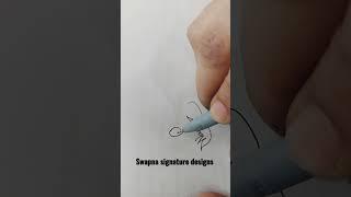 #swapna name & signature Design # s letter girl  name  #trending #tattoo #latest