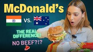 McDonald's in INDIA vs AUSTRALIA THE REAL DIFFERENCE!!