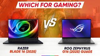 Razer Blade 16 (2025) vs ROG Zephyrus G16 (2025) GU605: Which is BETTER FOR GAMING?