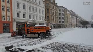 Heftiger Schneefall in Straubing 12. Januar 2021