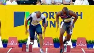 Asafa Powell Slow Motion Sprint 100m