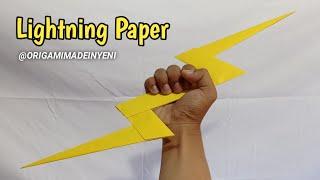 Cool Lightning paper - Easy origami to make at home