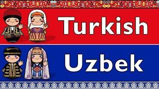 TURKIC: TURKISH & UZBEK