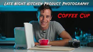 Late Night Kitchen Product Photography: Coffee Cup