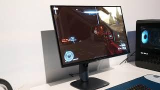 Alienware AW2725Q 4K, 27-inch, QD-OLED gaming monitor at CES 2025