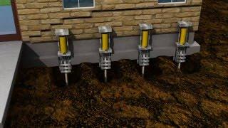 Repairing a Steel Pier Foundation with Hydraulic Cylinders | Animation | Enerpac