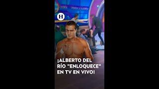 Luchador Alberto del Río agrede a producción de Venga la Alegría, lo retira seguridad ¿fue actuado?