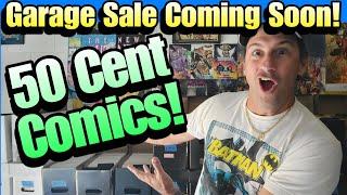 Comic Book Garage Sale! Time To Purge My Collection!!