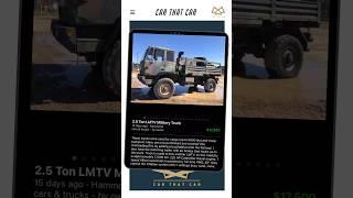 2.5 Ton LMTV Military Truck for sale as of Aug 30 2023