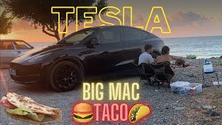 We Made Viral Big Mac Tacos by the Sea | Tesla Camps