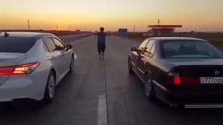 BMW E34 vs TOYOTA CAMRY XV70