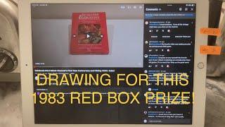 Drawing for 1983 D&D Red Box Free Giveaway for Nerd Mimic Channel’s 1st Yr Anniv & Hitting 1K+ Subs!