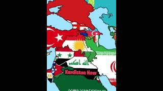 Countries now vs then #shorts #edit #history #geography #talysh #kurdistan #iran #mapping