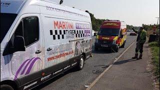 OH FOR F**K SAKE! I BROKE DOWN !!! FORD TRANSIT MOBILE TYRE VAN DIED! REST IN PEACE. :( . :( . :(