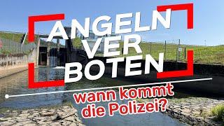 ANGELN VERBOTEN, wann kommt die Polizei? Fliegenfischen auf Brasse