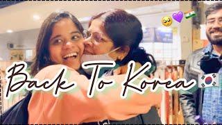 Back to Koreaand lost my bag on the airport| Indian Unnie | 