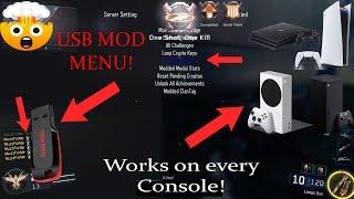 HOW TO USE A USB MOD MENU!!! EVERY GAME! EVERY CONSOLE! XBOX  & PS! 2023!