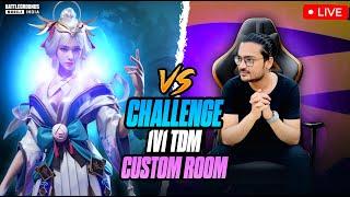 1V1 TDM CHALLENGE CUSTOM  LIVE | BGMI LIVE SOLO VS SQUAD #1vs4 #tdm #bgmilivestream  #bgmi #pubgm