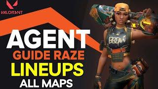 Raze Lineups 2024 for all Maps - Valorant