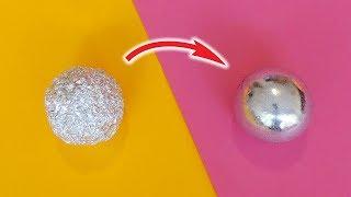 Polished ALUMINUM Foil Ball - DIY Challenge  | JuanTu3