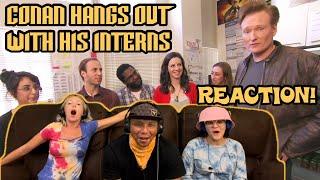 CONAN Hangs Out With His INTERNS - Reaction!