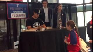 Kathryn and Yu Darvish