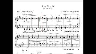 19. Ave Maria - Burgmuller Series | Piano Sheet Music