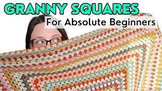 Granny Square Tutorial for Absolute Beginners (Slow and Detailed, No Prior Knowledge Required)