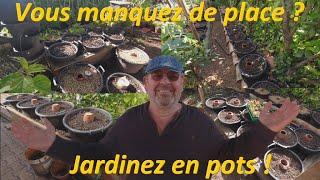 Vous manquez de place, Jardinez en pots #jardin#jardinerenpotscultiverenpots