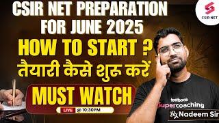 CSIR NET June 2025 Preparation Chemistry | CSIR NET Preparation Strategy By Nadeem Sir