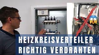 Heizkreisverteiler verdrahten| KNX| Heizungsverteiler montieren| Heizungssteuerung | Smarthome|