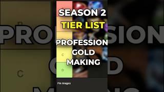 The Most PROFITABLE Professions in WoW - Season 2 Gold Making Tier List