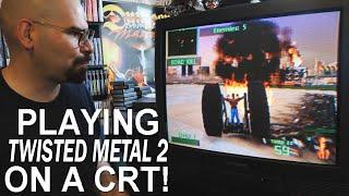 Twisted Metal 2 for PlayStation on a CRT (Memory Lane)